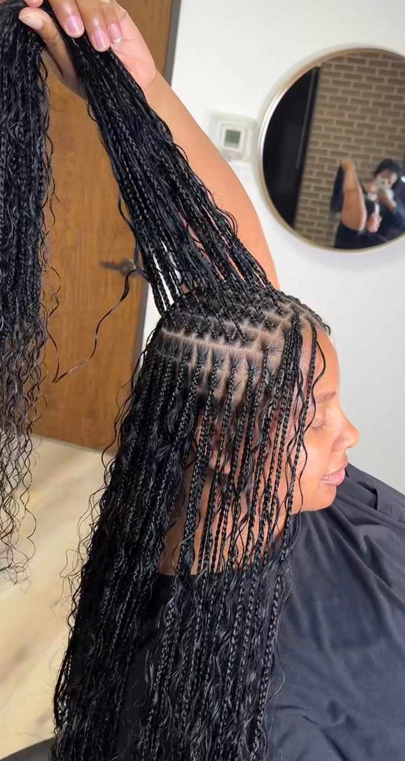 LUX SMALL BOHO BRAIDS MIDBACK LOWER BACK 